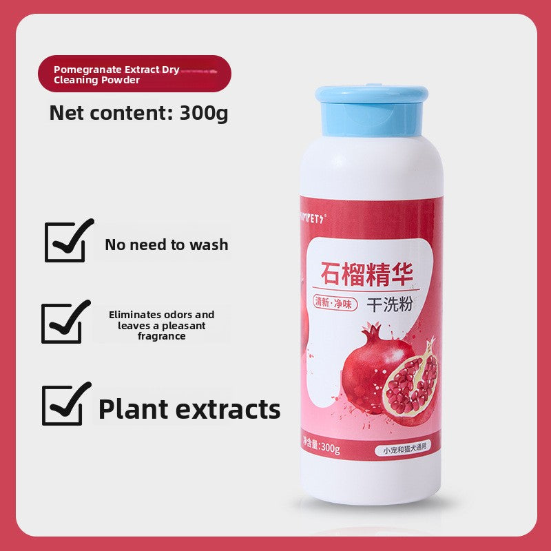No-Bath Deodorising Powder for Dogs, Scented Dry Clean 300g