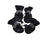 Non slip small dog shoes with soft sole in black, view 1