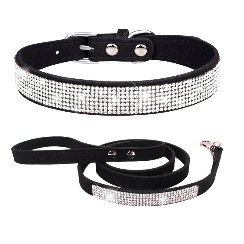 Sparkly rhinestone collar for cats and dogs, 7 sizes available