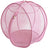 Foldable rolling mesh cat playpen ball in black