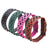 Studded leather dog collar with metal rivets, product image 4
