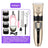 Cordless Pet Clipper Kit with Guide Combs, Scissors and Nail File