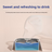 ABS Floating Pet Water Bowl That Keeps Fur Dry with Anti-Tip Base for Cats and Dogs