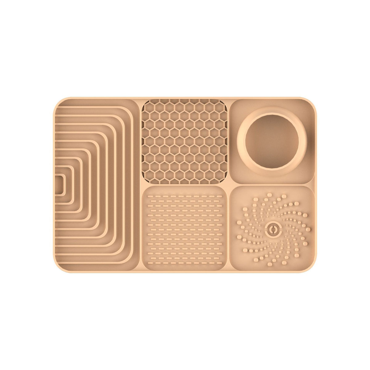 Silicone Pet Lick Mat Slow Feeder Tray with Suction Cup Non-Slip Base for Cats and Dogs