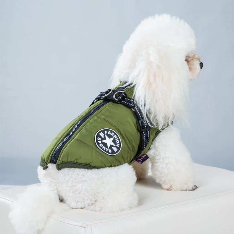 Waterproof padded dog winter vest, available in 7 colours, sizes Small to 2XL, image 12