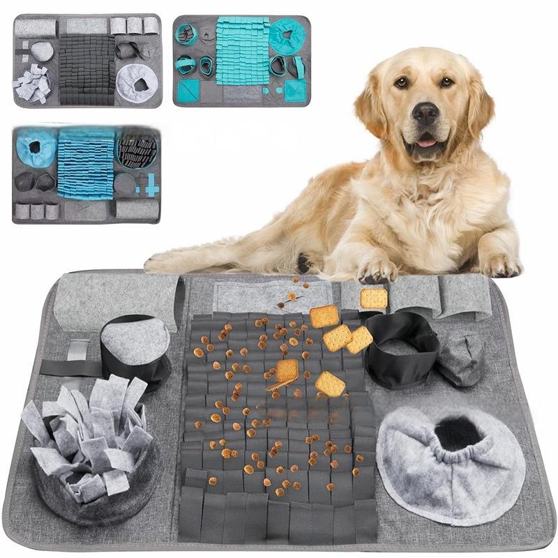 Durable Webbing Snuffle Mat for Dogs, Foraging Enrichment Toy