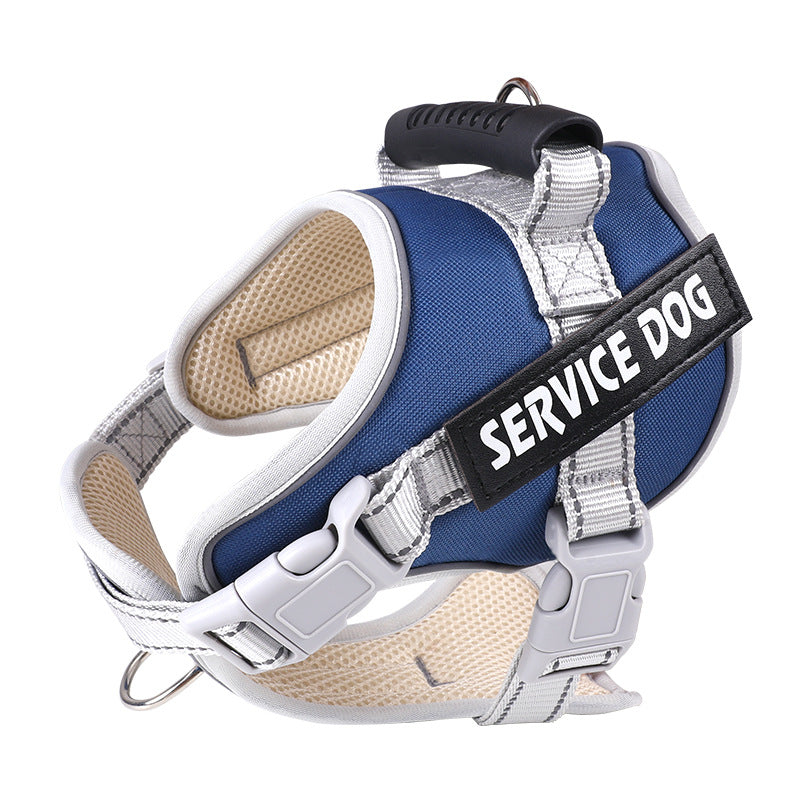 Reflective vest dog harness, main product photo from Pet Royale UK