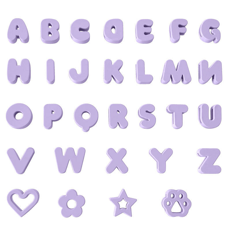 Personalised silicone pet collar with letters, main product photo