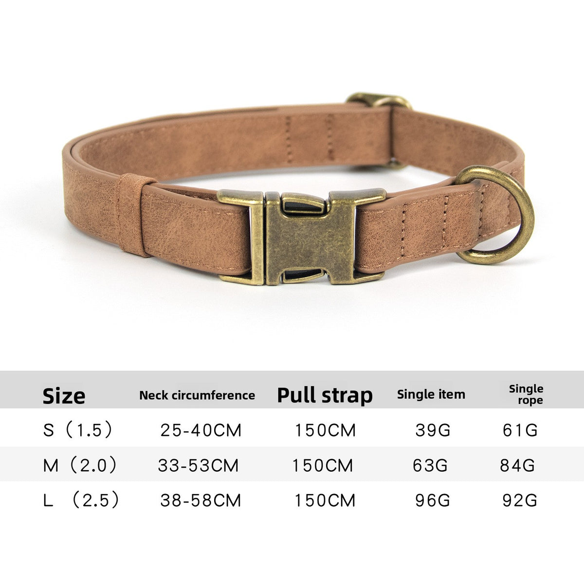 Retro PU leather dog collar and lead, available from Pet Royale UK