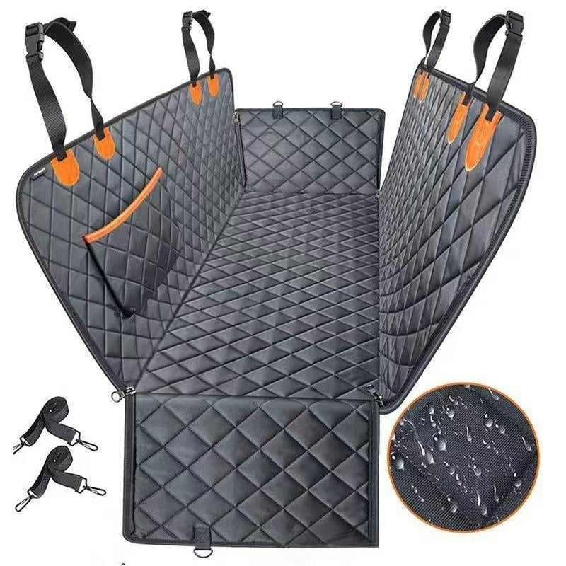 Waterproof dog car seat cover for rear seats, photo from another angle