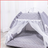 Pink enclosed cat tent bed with soft lining, view 53