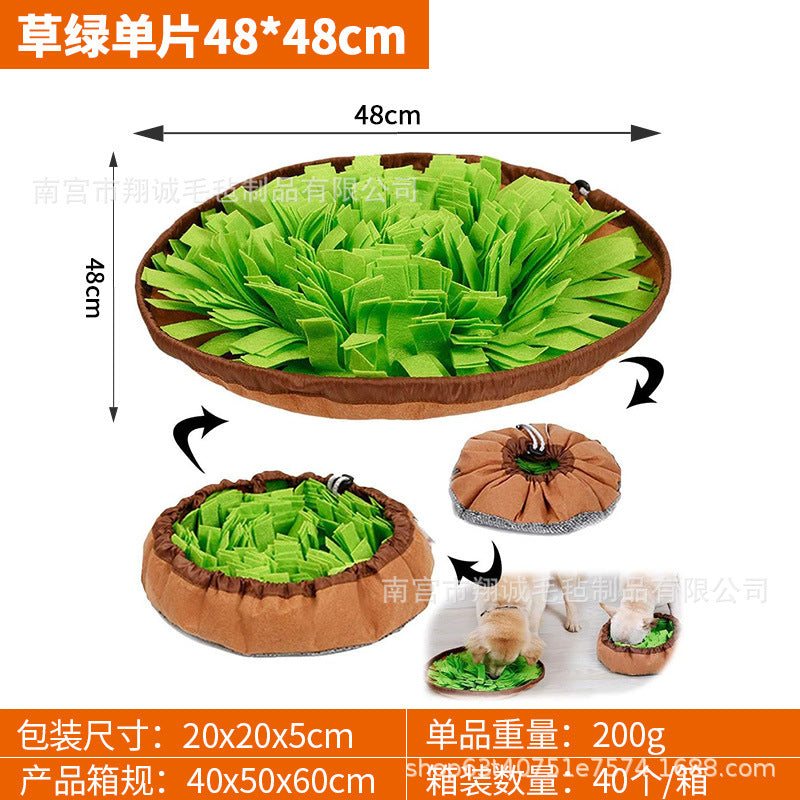 Pet Snuffle Mat for Slow Feeding, Scent Training Enrichment Pad