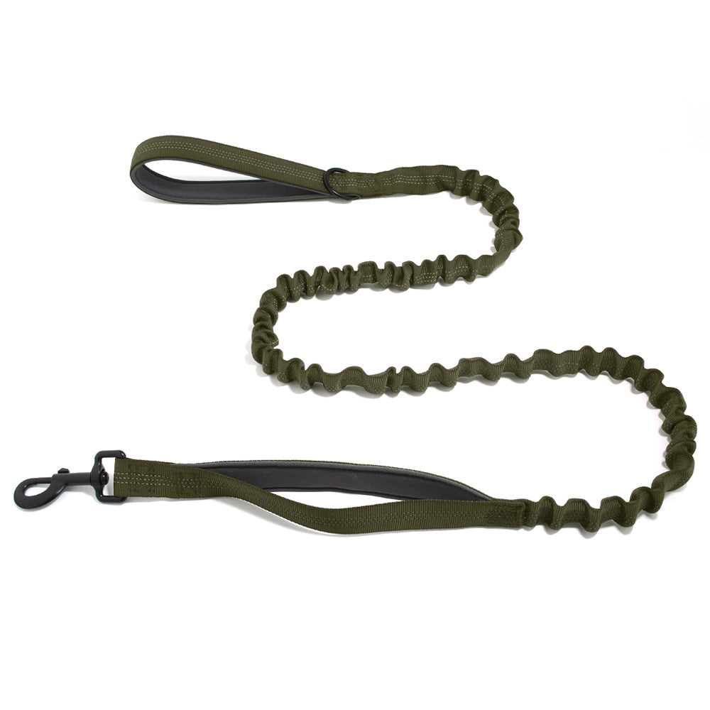 Adjustable nylon slip training lead for dogs in 10 colour options