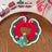Hand-crocheted Christmas collar for cats with snowflake design, product image 4