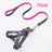 Matching harness, collar and lead set in blue for small pets