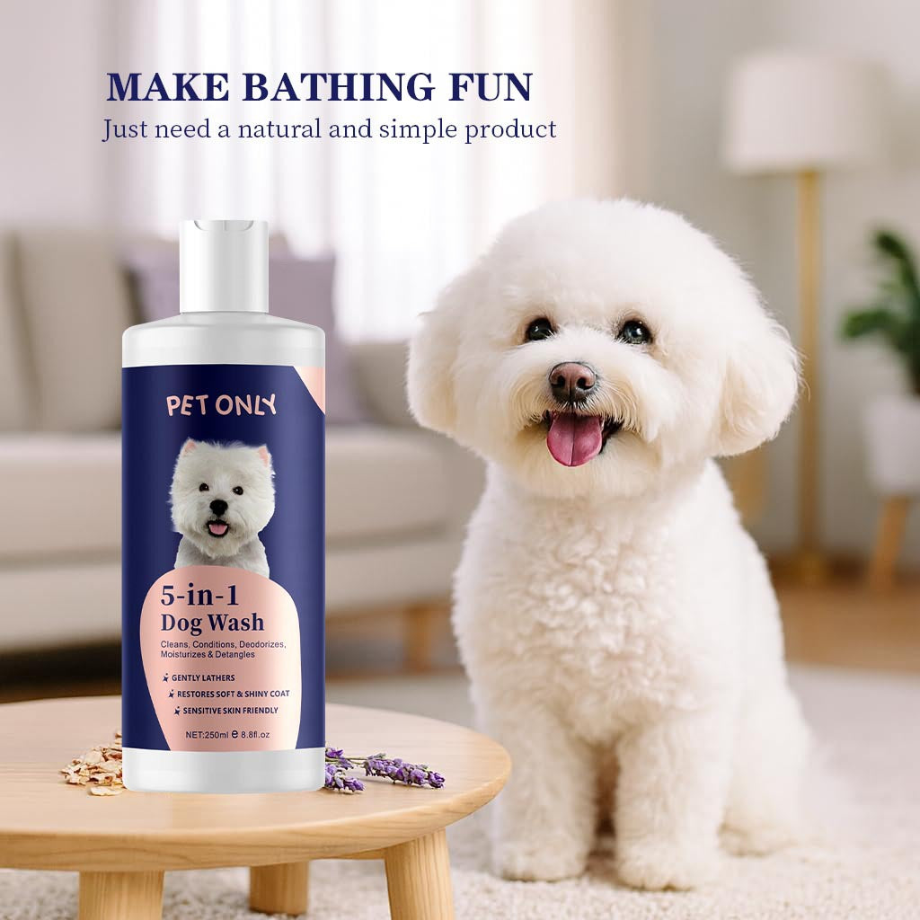 Dog Shampoo and Conditioner Bath Care Set, 4-in-1 to 6-in-1