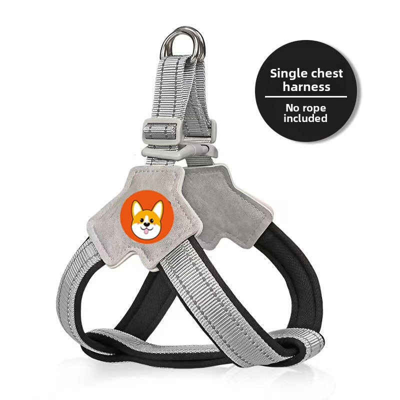 Y-shaped reflective dog harness, available from Pet Royale UK