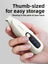 Thumb-Grip Pet Hair Clipper with Wide Blade Head, Quiet USB Kit