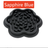 Non-Slip Silicone Slow Feeding Mat Bowl for Dogs and Cats in Square or Round Shape
