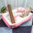 Soft pet bed with blanket, mat and bone pillow, photo from another angle