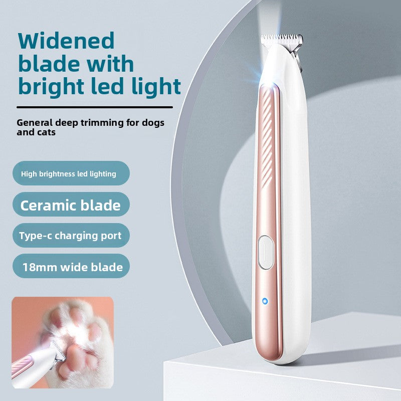 Silent Rechargeable Mini Paw Trimmer for Dogs and Cats