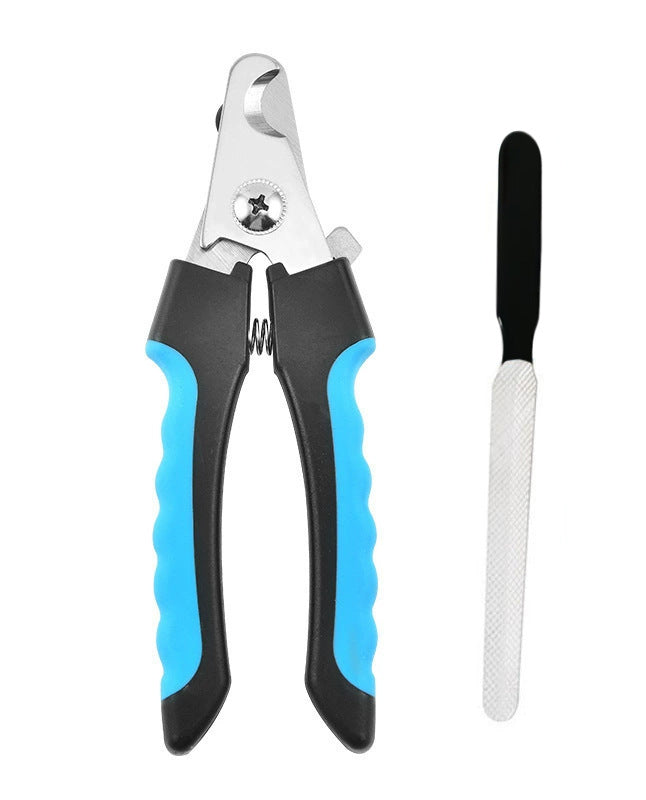 Stainless Steel Pet Nail Clipper Set with Safety Guard