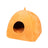 Enclosed triangle cat nest bed with cosy entrance opening, photo 13