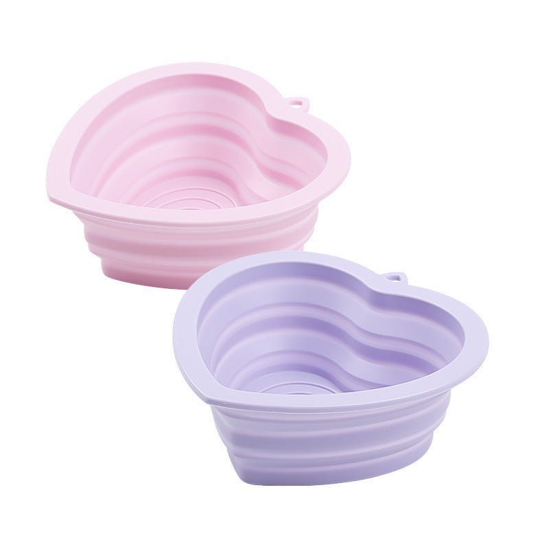 Foldable Silicone Pet Travel Bowl for Food and Water in Five Colours