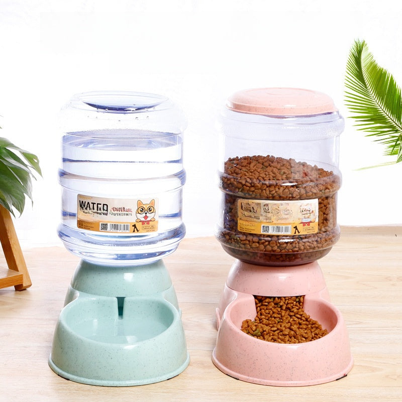 3.8L Automatic Pet Water Fountain and Feeder with Quiet Pump in Four Colours