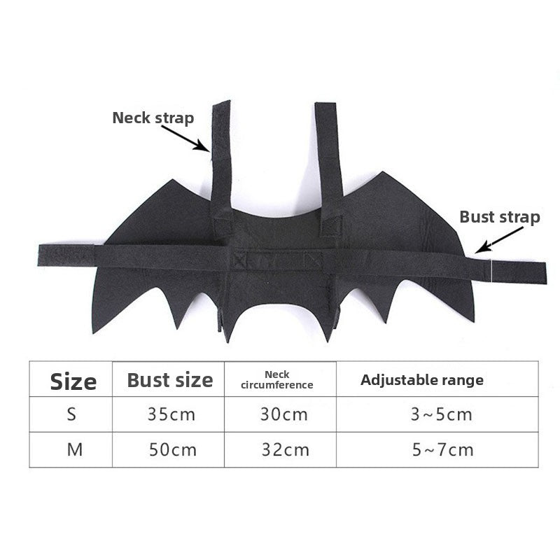 Halloween costume sets hats and wings for cats and dogs, image 3