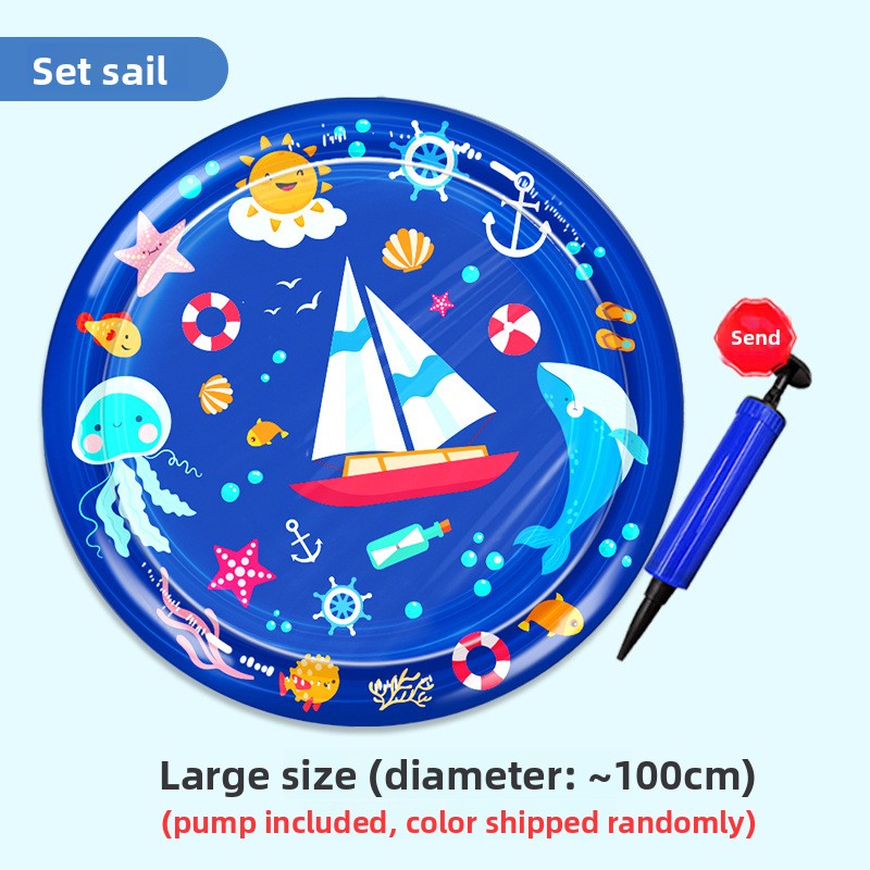 Sail print pet cooling water mat for dogs and cats, photo 13