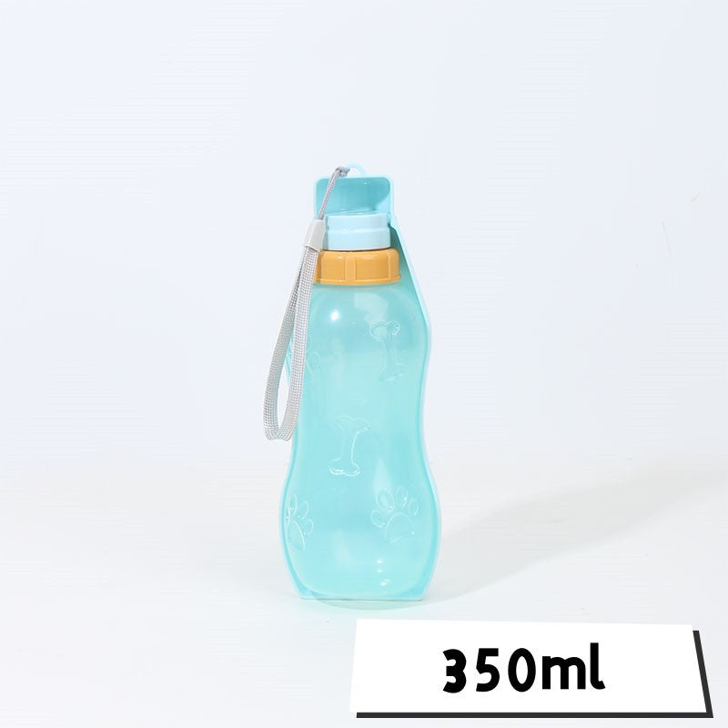 2-in-1 Portable Pet Water Bottle and Food Container, Leak-Proof