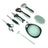 Pet Grooming Kit with Bath Brush, Combs, Scissors and Toothbrush