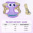 Printed harness and lead for dogs and cats, ideal for everyday use