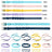 Personalised silicone pet collar with letters, available from Pet Royale UK