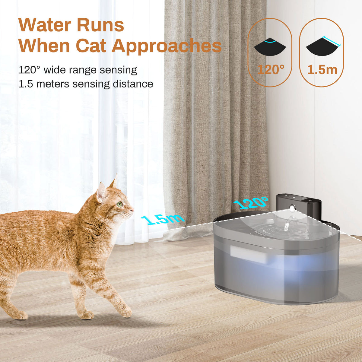 Intelligent Pet Water Dispenser with Sensing Function