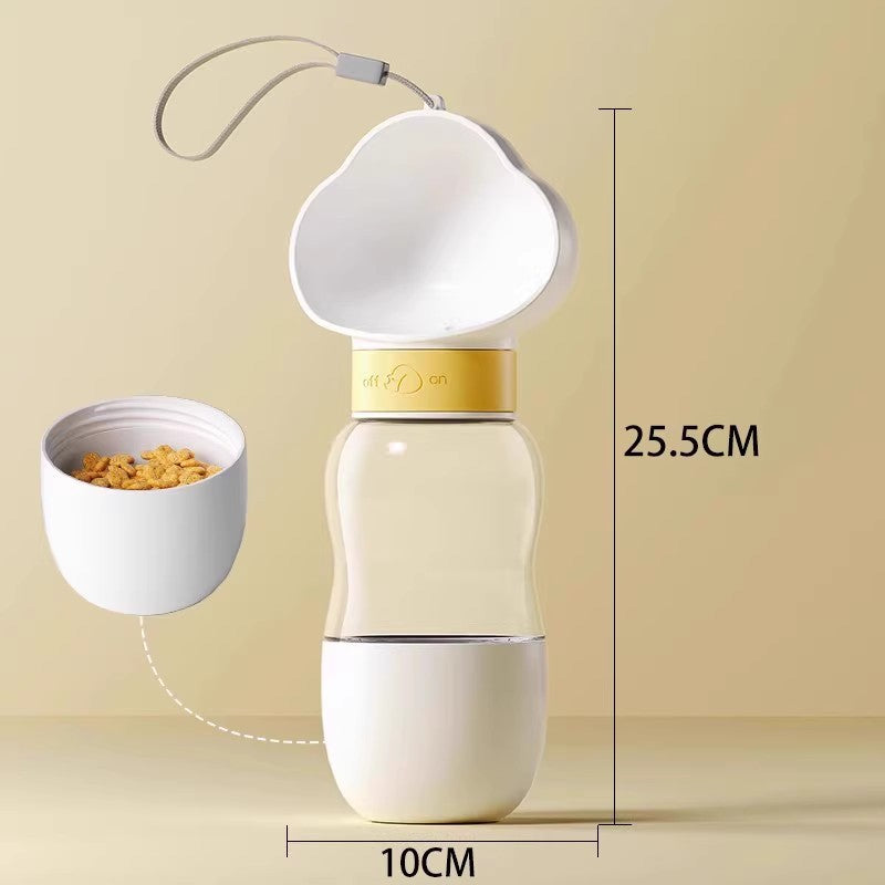 Portable water dispenser for puppies