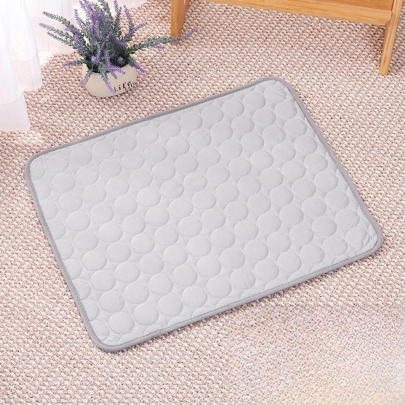 Blue ice silk pet cooling mat for cats and dogs, photo 17