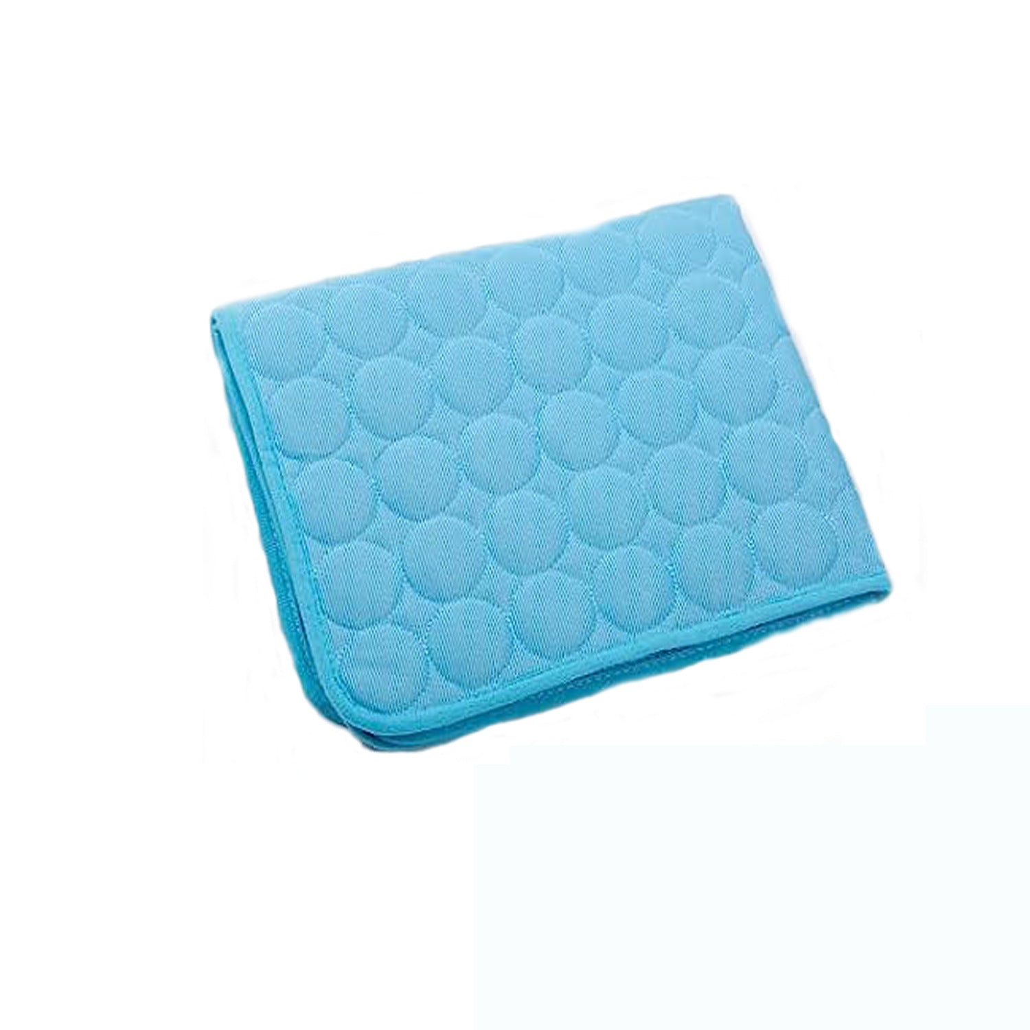 Ice silk dog cooling pad in light blue, photo 8 of 8
