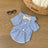 Striped polo collar dog shirt in summer polyester fabric, product image 10