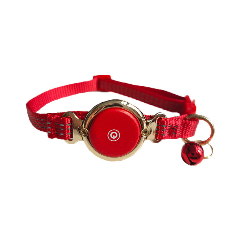 Slim nylon pet collar with built-in rechargeable Bluetooth locator, product image 7