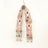 Soft padded dog collar with traditional flower design in brown