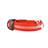USB rechargeable LED collar for dogs and cats in Orange, in a home setting
