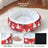Christmas round pet bed for cats and small dogs, detail photo 4