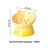 Ceramic High-Foot Cat Bowl with Slanted Rim, Slow-Feeding Feature and Ear Handles
