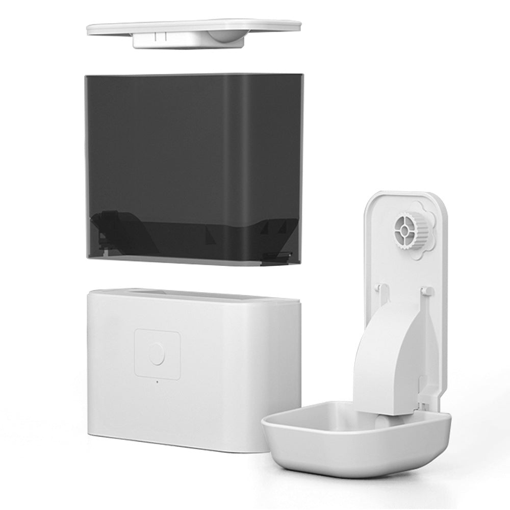 Smart Automatic Pet Feeder and Water Dispenser with 2.4G WiFi App Control for Cages