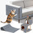 Light grey self-adhesive cat scratching mat for walls, photo 3