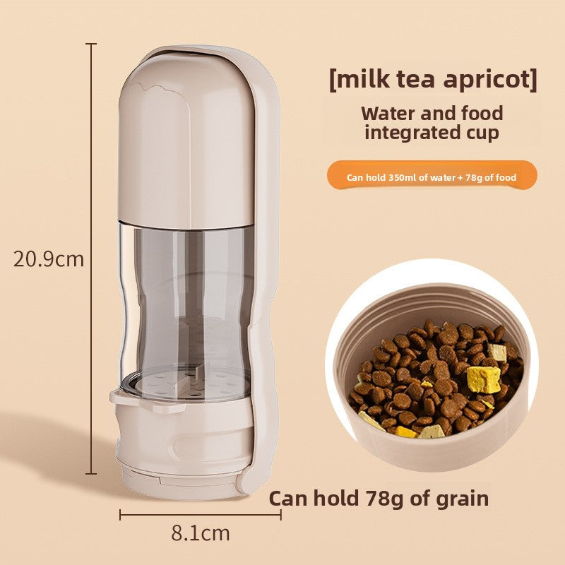 Foldable Portable Dog Drinking Cup with Light