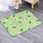 Cotton pet sleeping mat with print in Green Avocado, size 90 x 70cm