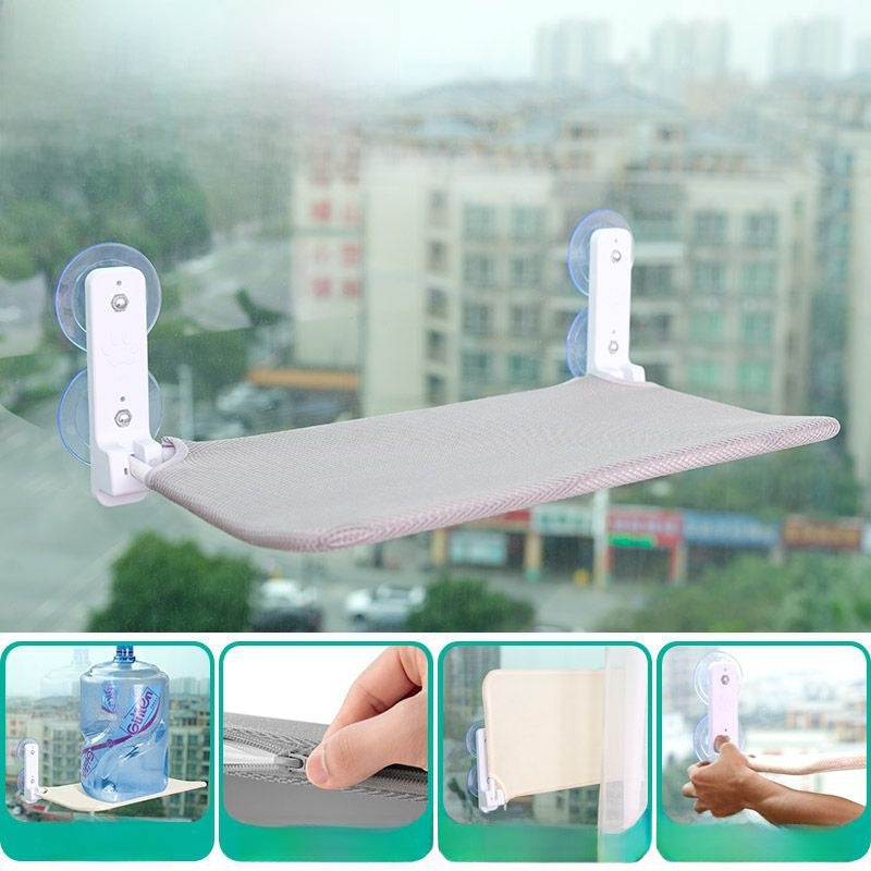 Cat window hammock with suction cups and zip off cover, view 8